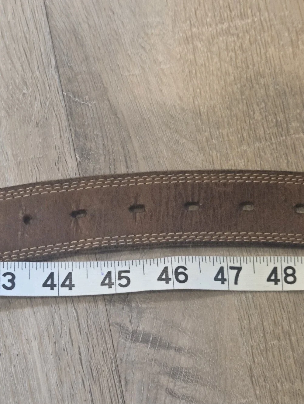 Carhartt Men’s Work Belt Brown Full Grain Leather Soft 44-46